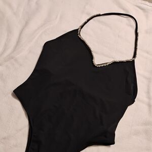 SHEIN Black Garment with Tag Detail